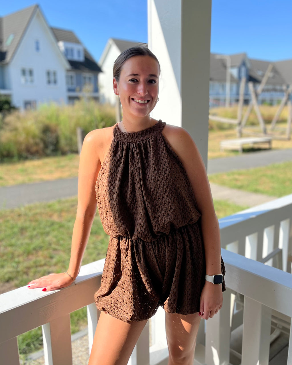 Feline jumpsuit - Bruin