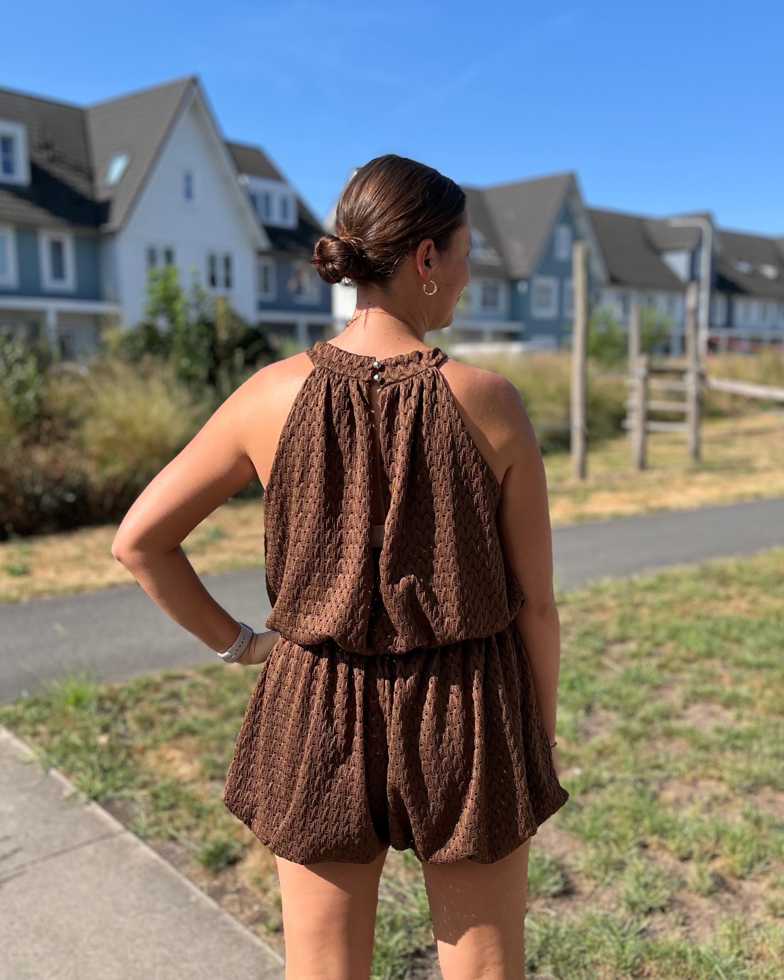 Feline jumpsuit - Bruin