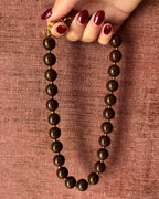 Kralenketting - Donkerbruin