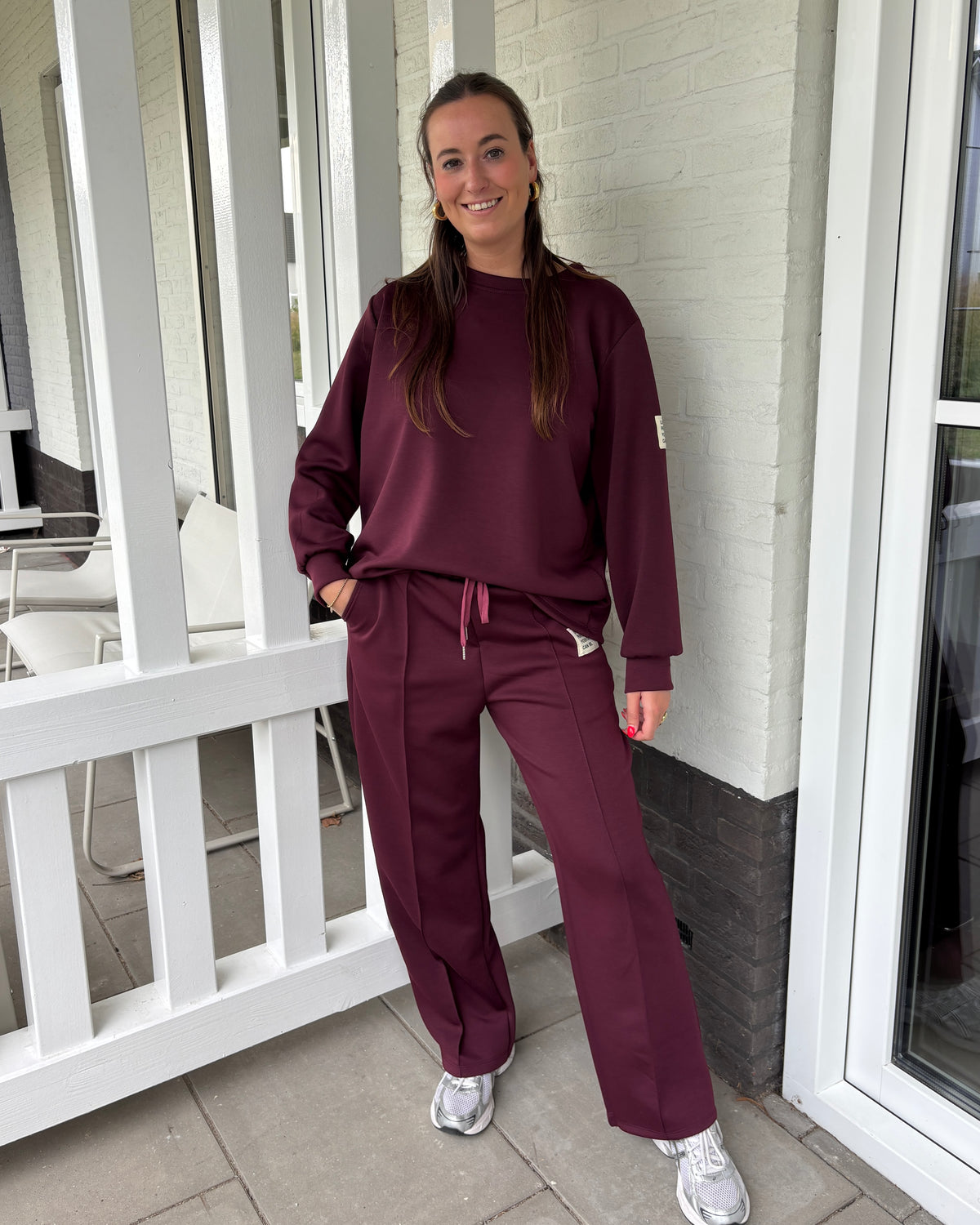 Demi sweat set - Bordeaux