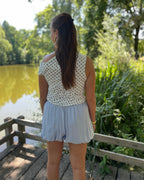 Lilou short - Lichtblauw