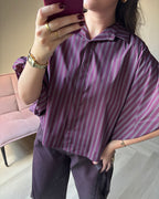 Maartje blouse - Aubergine