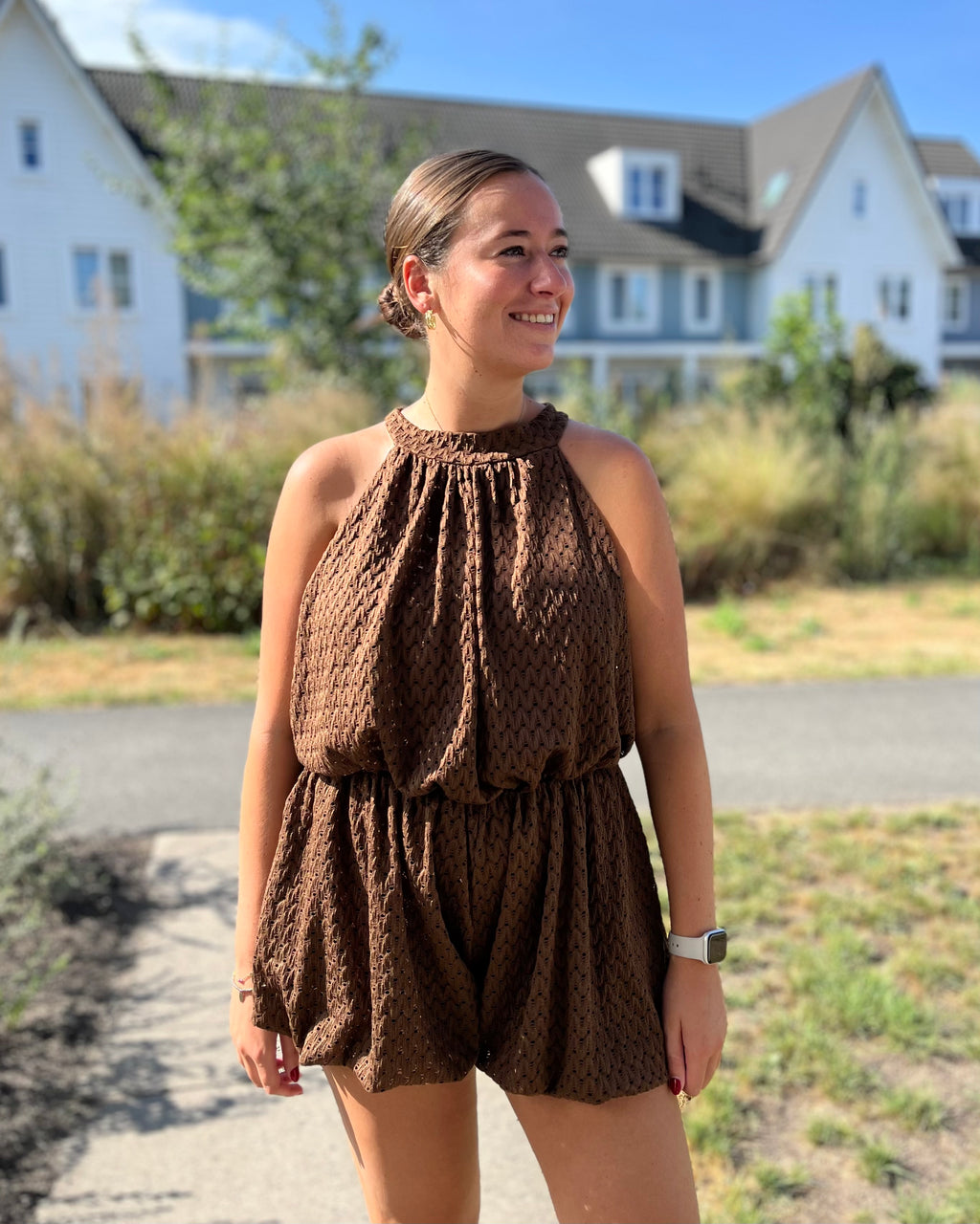 Feline jumpsuit - Bruin