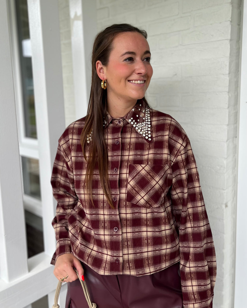 Julie blouse - Bordeaux