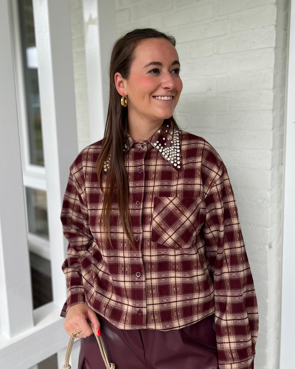 Julie blouse - Bordeaux