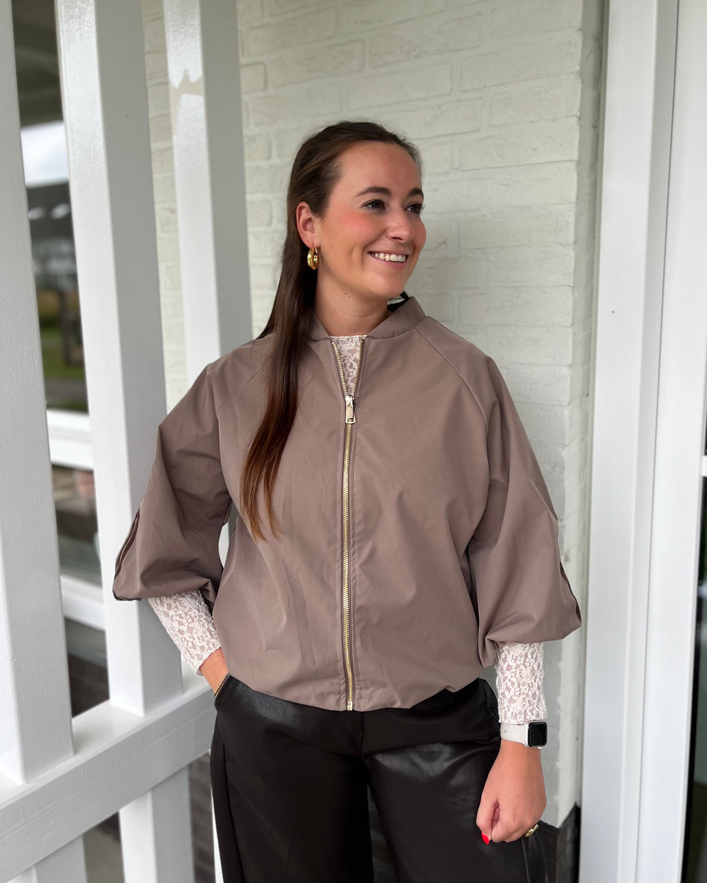 Lily jacket - Taupe