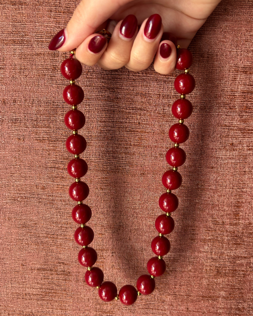Kralenketting - Bordeaux