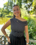 Jip top - zwart/wit