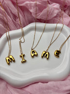 Bubble letter ketting