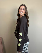 Tess sweater - Bruin/pistache