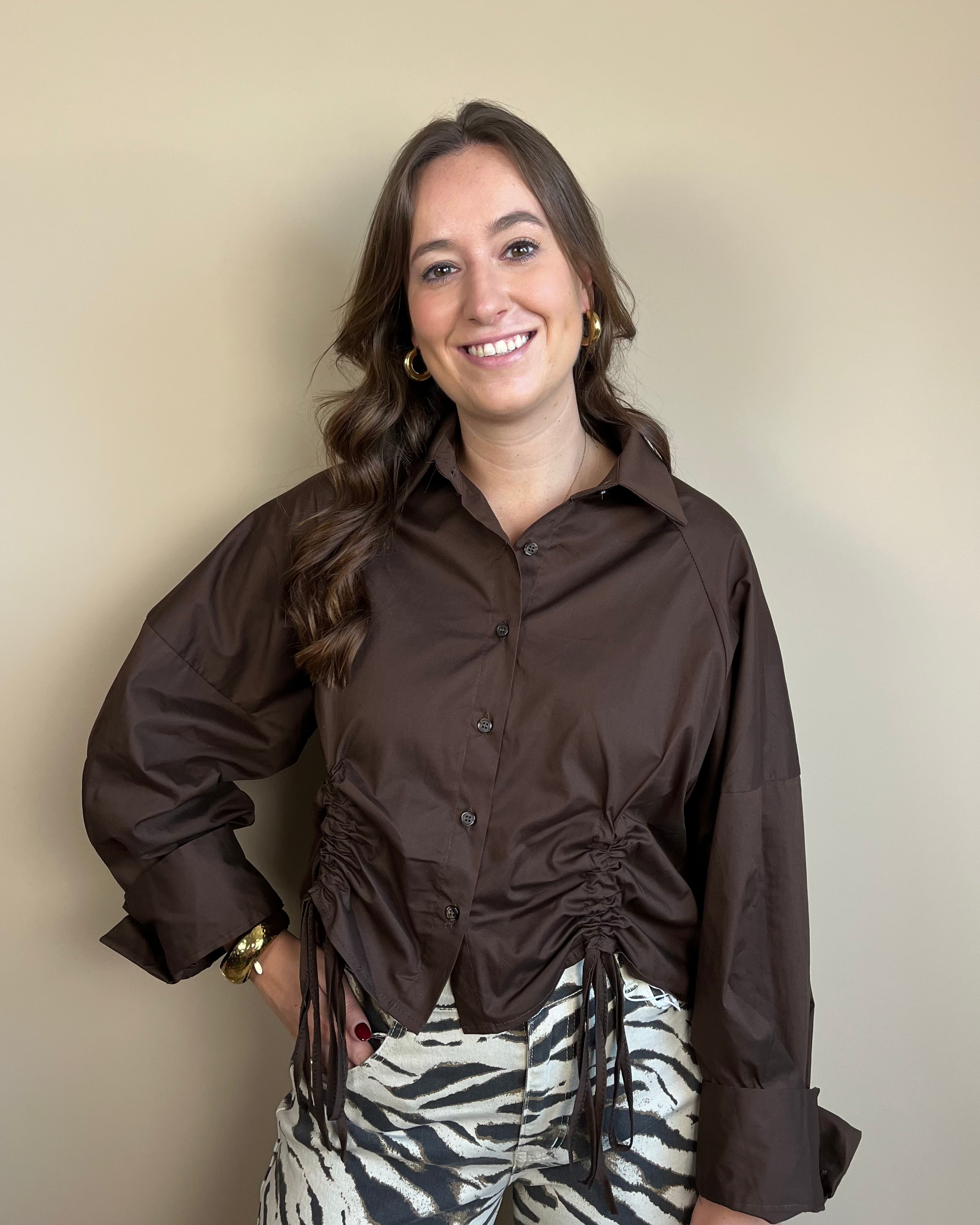 Marit blouse - Bruin