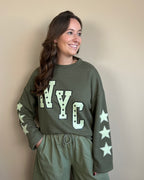 NYC sweater - Groen