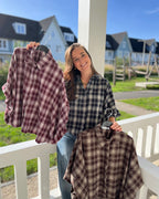 Bente ballonblouse - Bordeaux