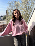 Sweater bisous - Roze