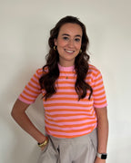 Jody top - oranje/roze