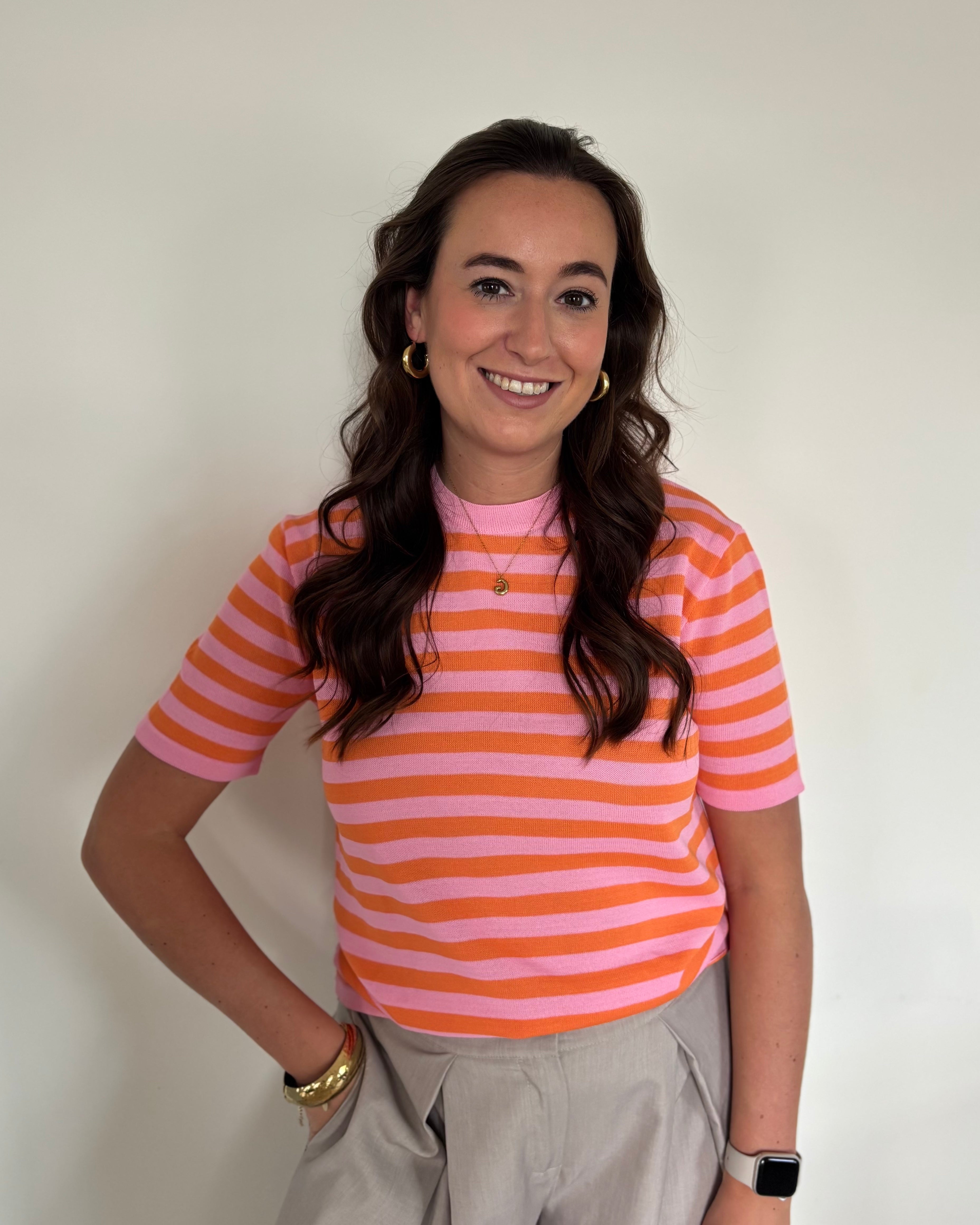 Jody top - oranje/roze