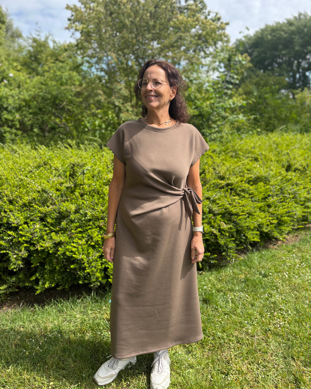 Noor jurk - Taupe