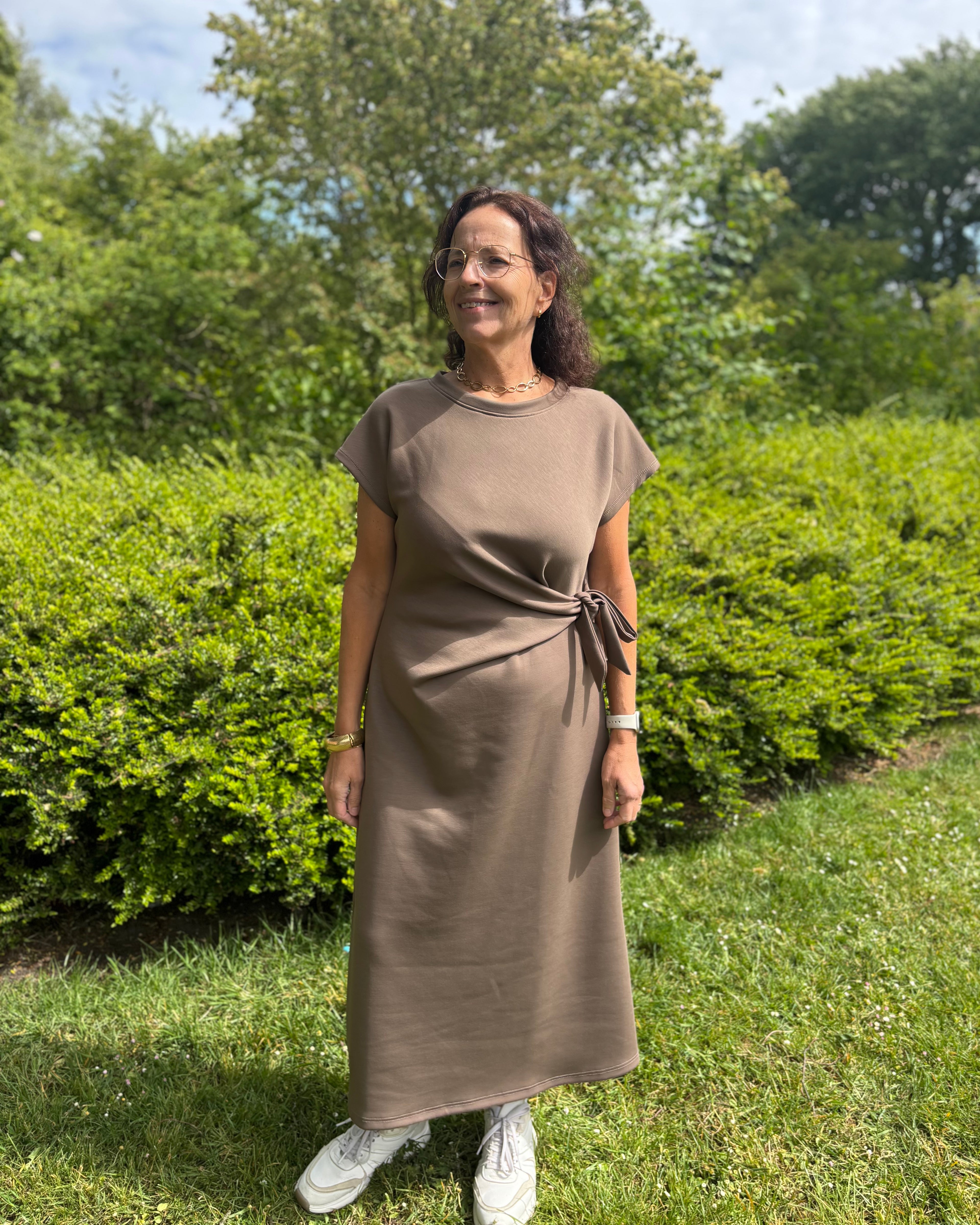 Noor jurk - Taupe