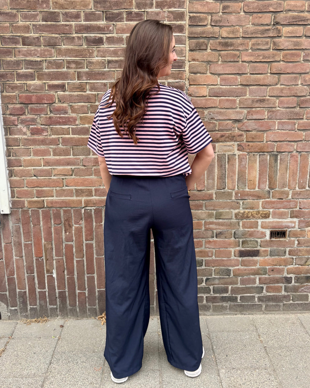 Plooien pantalon - Navy