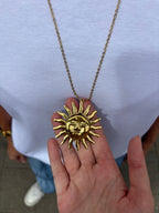 Lange ketting zon