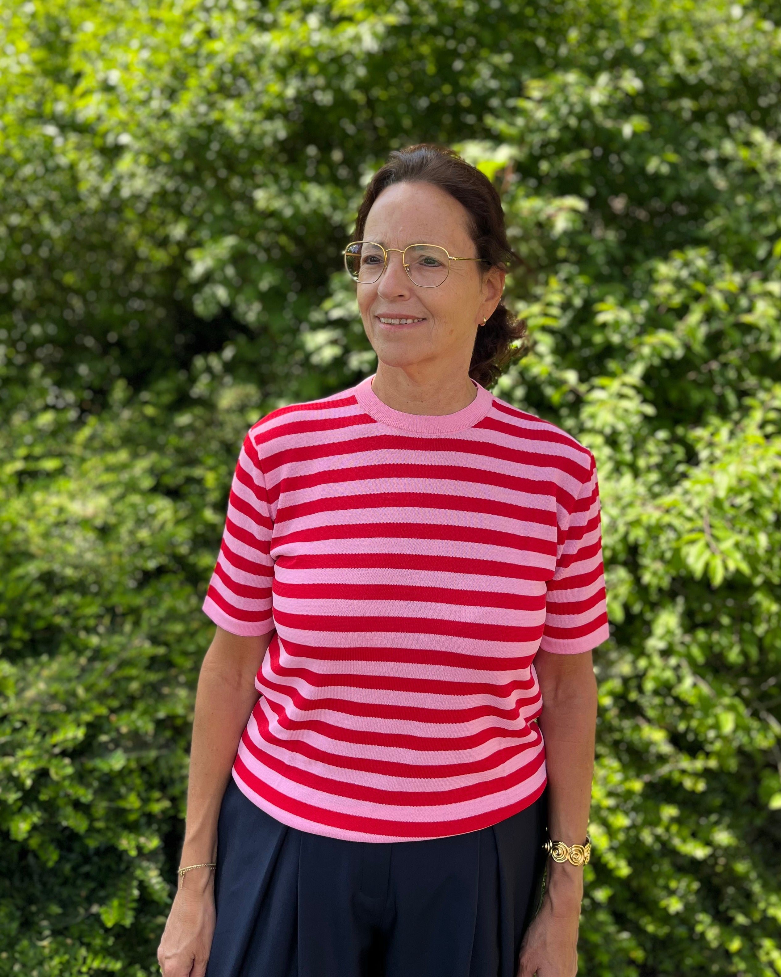 Jody top - rood/roze