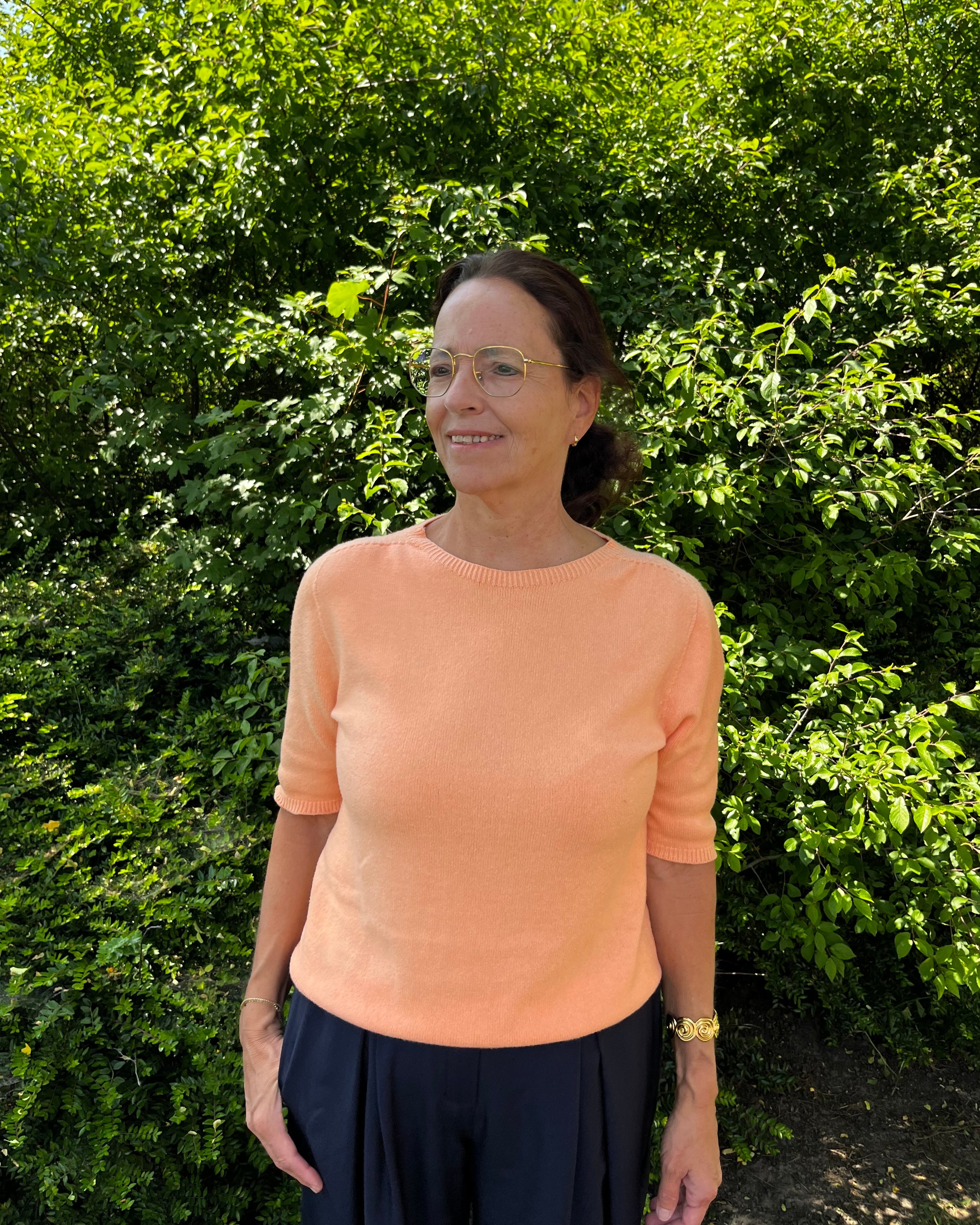 Emma top - Oranje