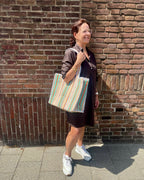 Ibiza shopper - multi beige