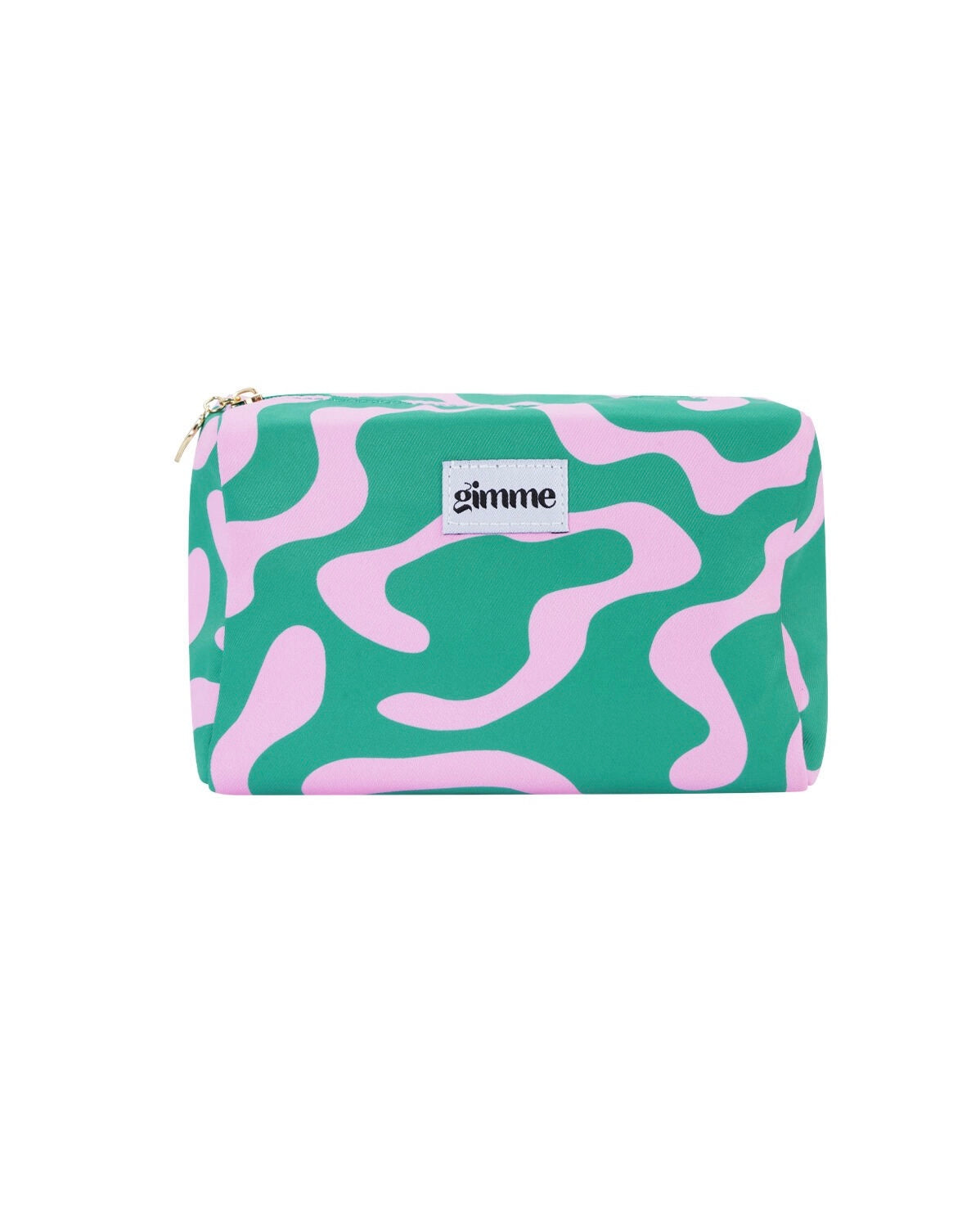Make-up tas - groen/roze