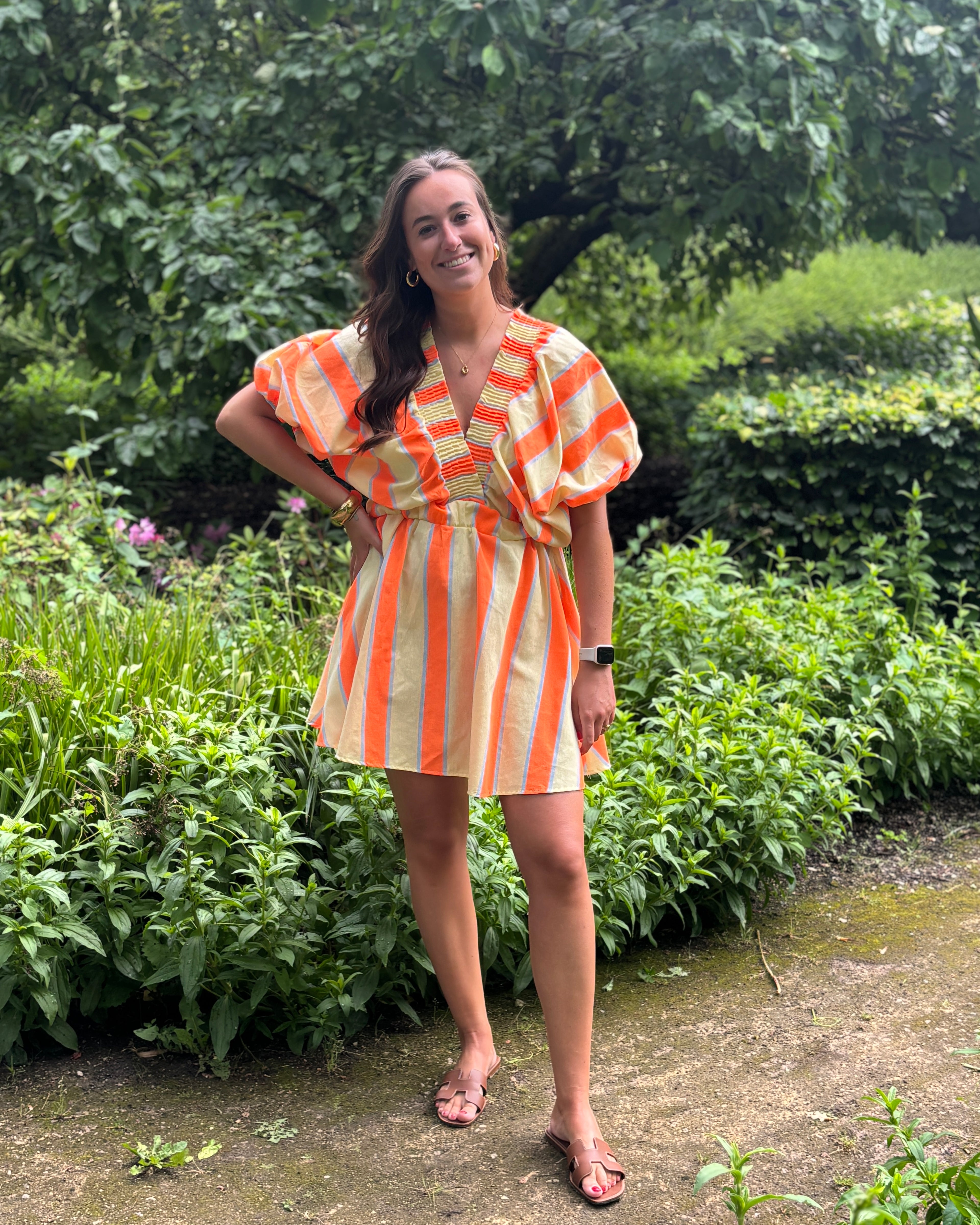 Bella jurk - oranje/geel