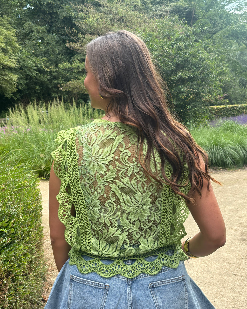 Evi top - Groen