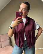 Romy gilet - Bordeaux