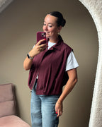 Romy gilet - Bordeaux