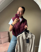 Romy gilet - Bordeaux