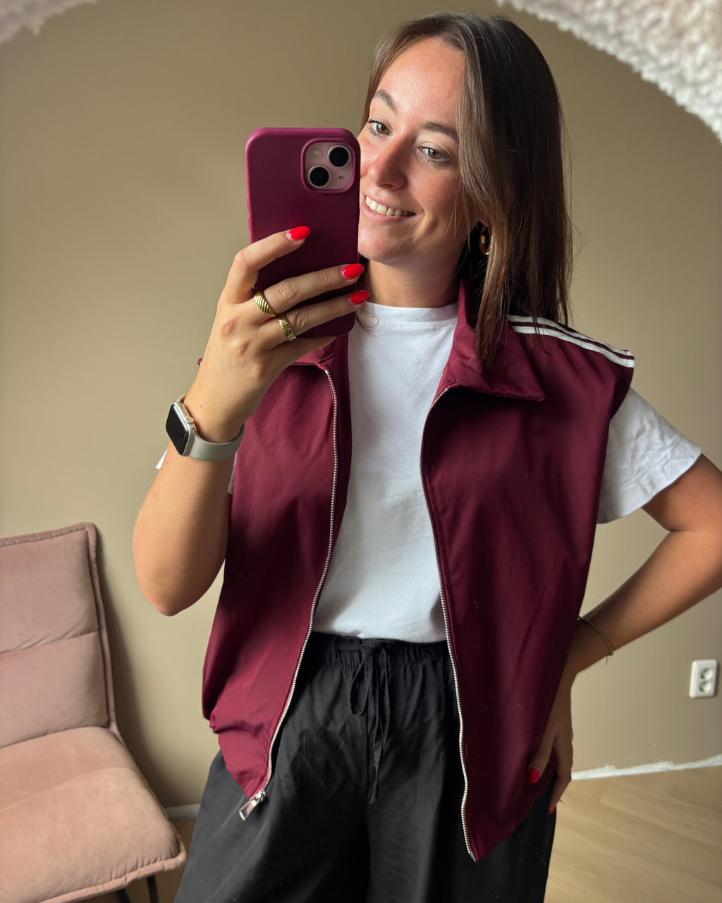 Suus gilet - Bordeaux
