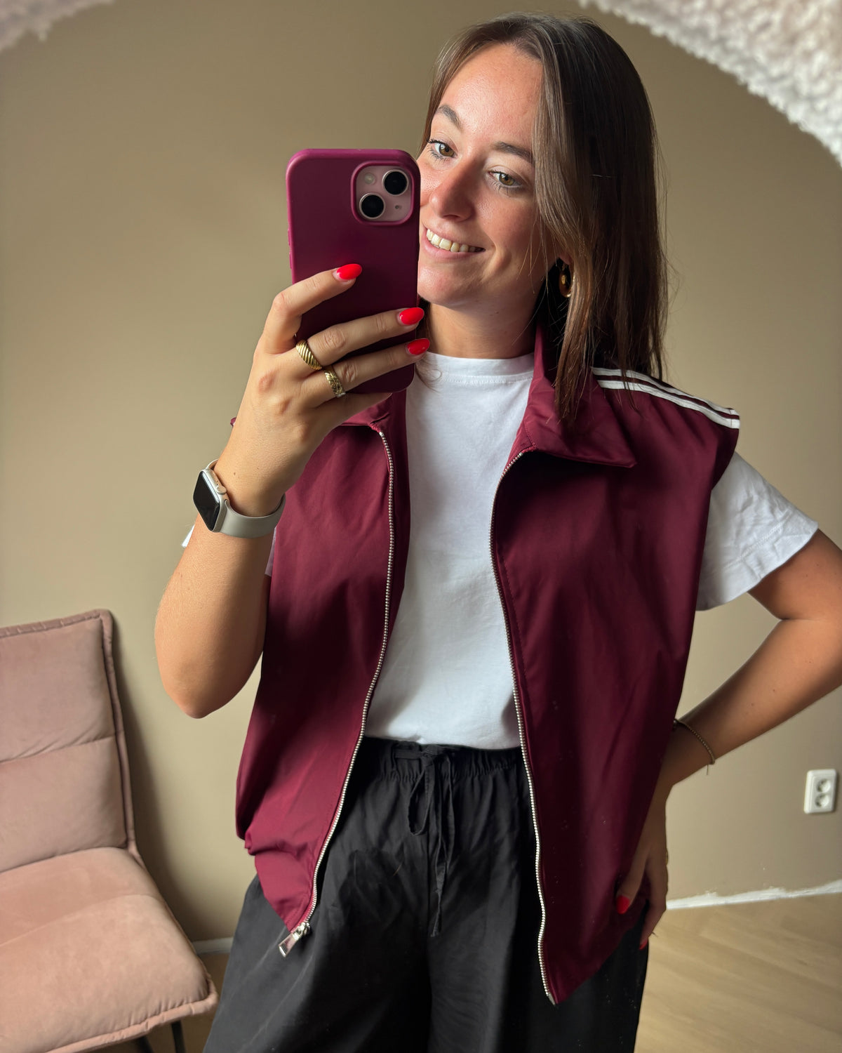 Suus gilet - Bordeaux