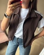 Suus gilet - Bruin