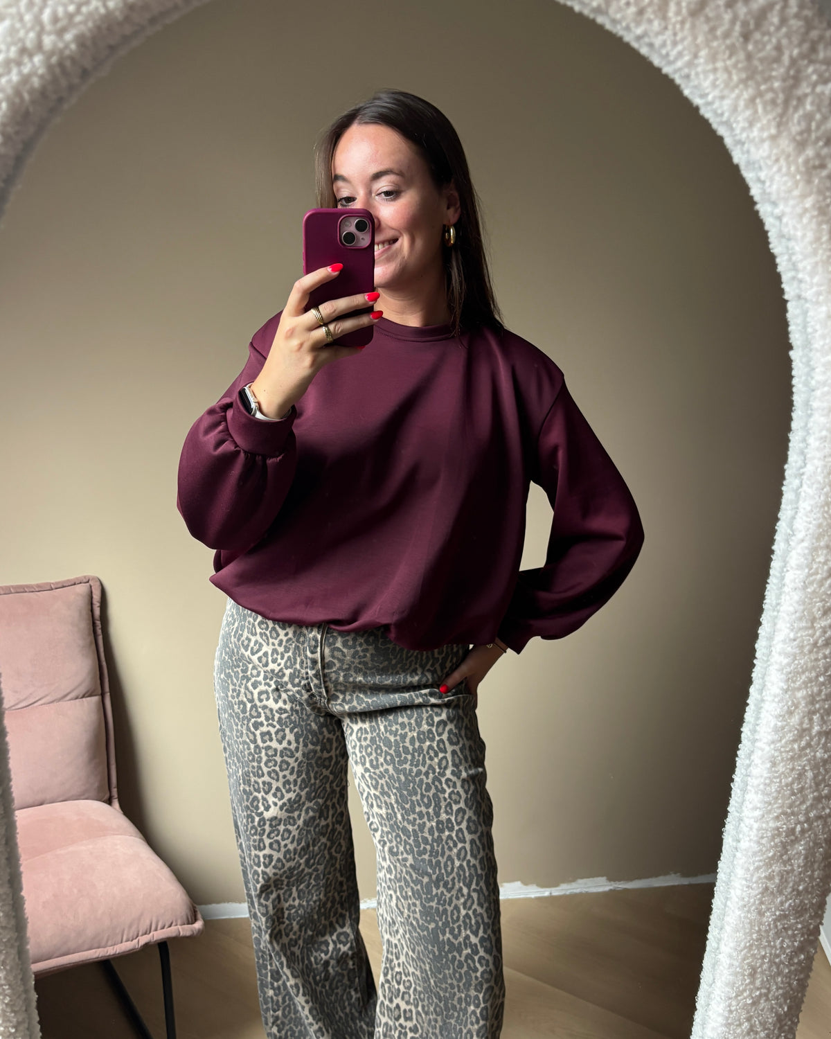 Julia sweater - Bordeaux