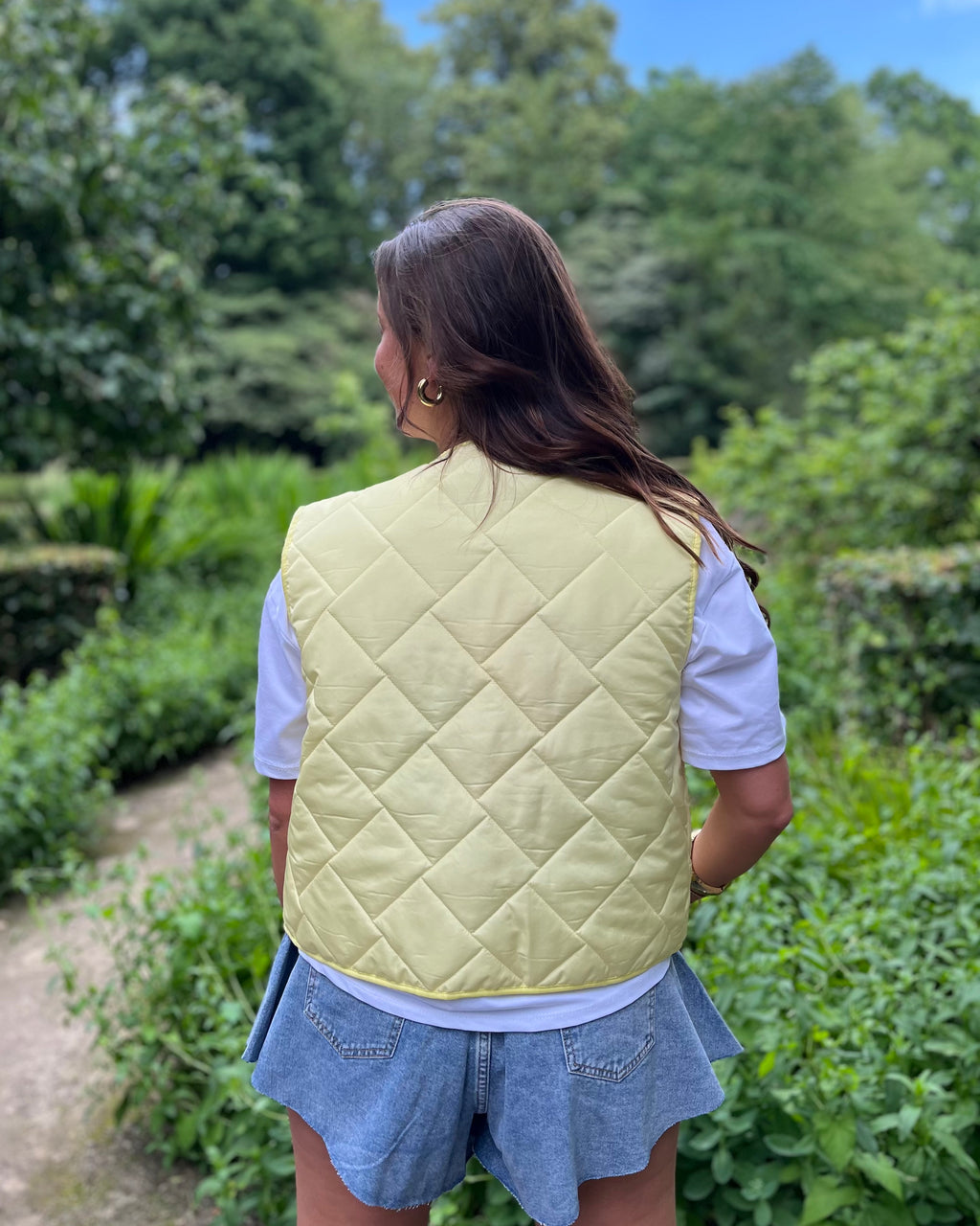 Bodywarmer - lichtgeel