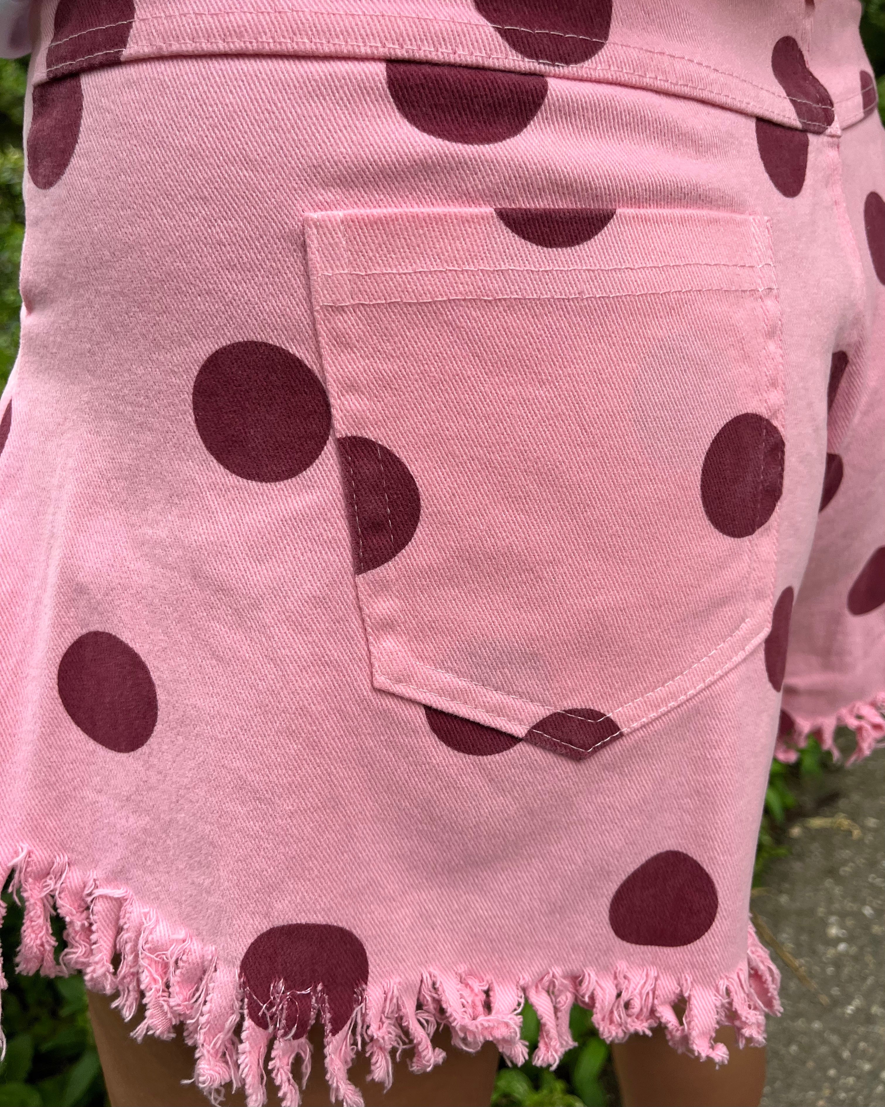 Senne short - Roze/cherry
