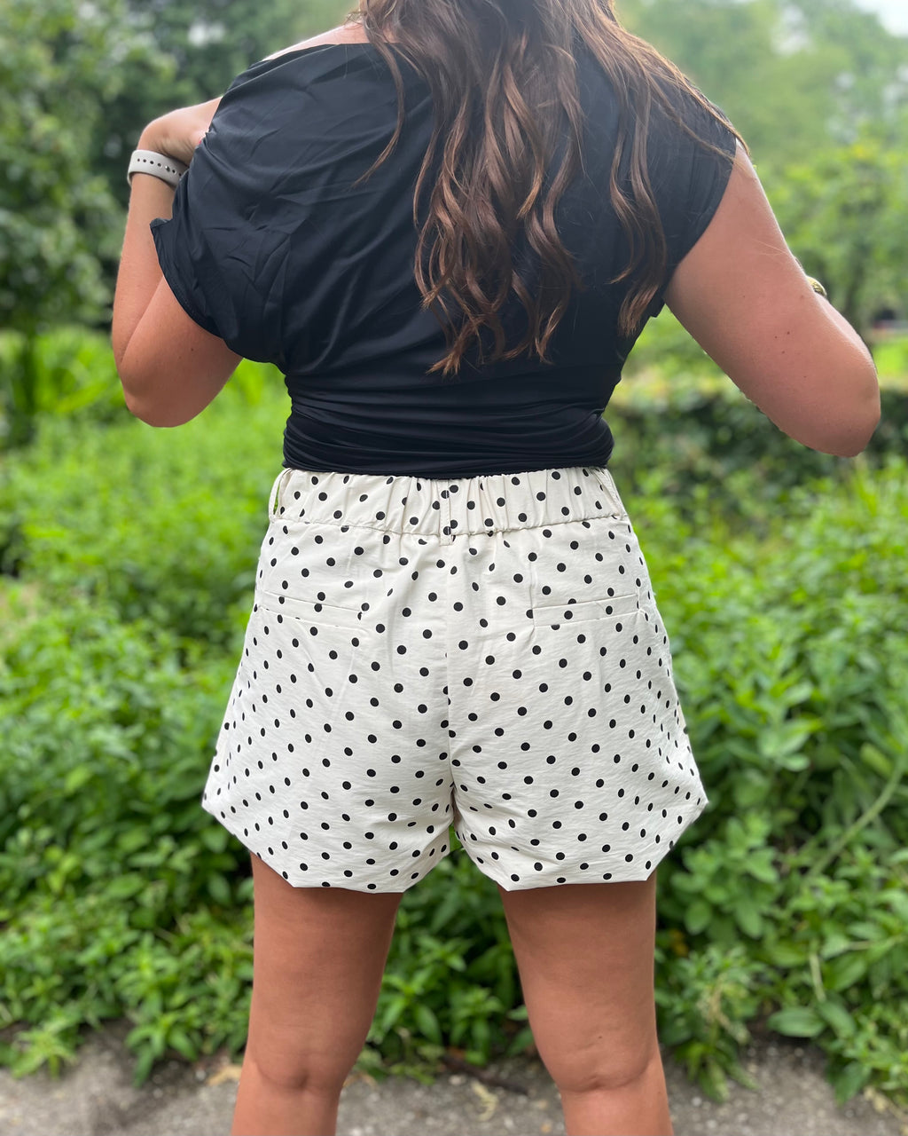 Mila short - Offwhite/zwart