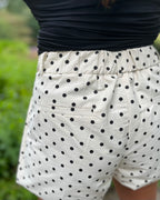Mila short - Offwhite/zwart