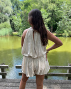 Feline jumpsuit - Ecru