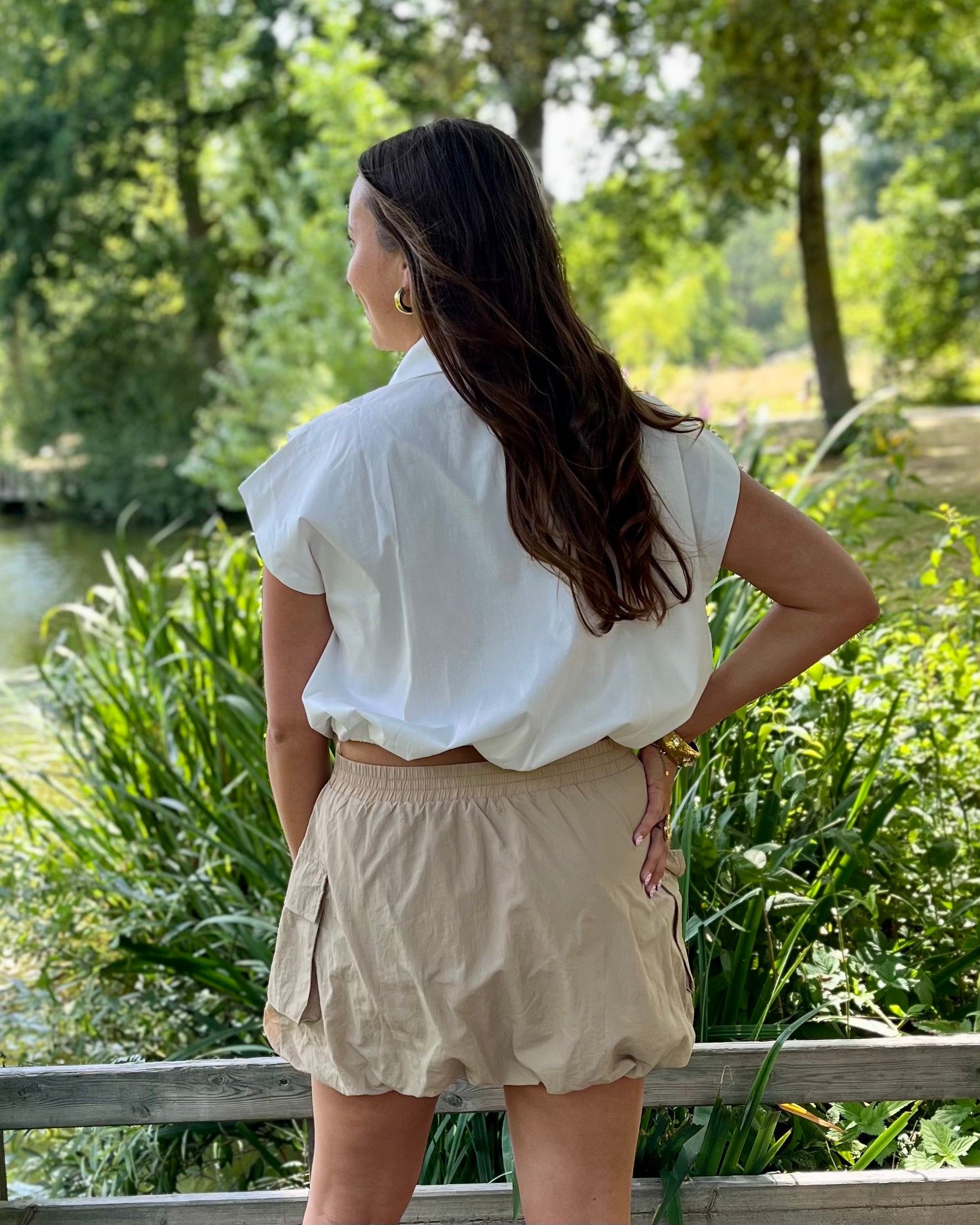 Roxy ballon skort - Camel