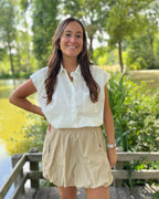 Roxy ballon skort - Camel