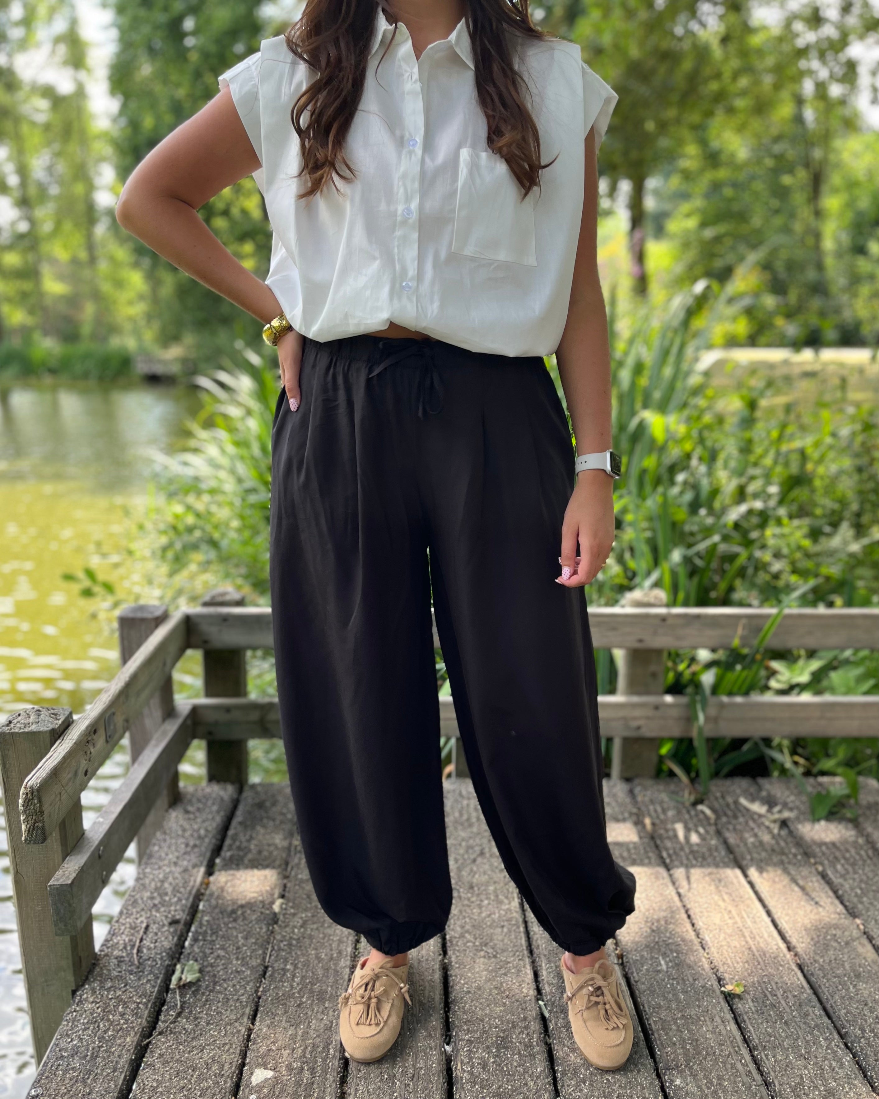 Sara ballonbroek - Zwart
