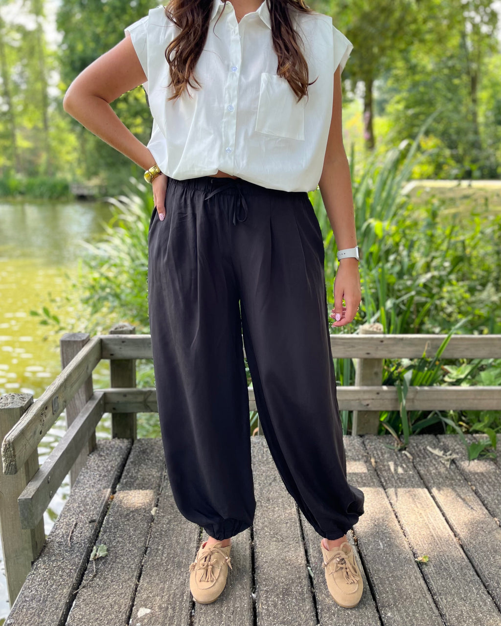 Sara ballonbroek - Zwart