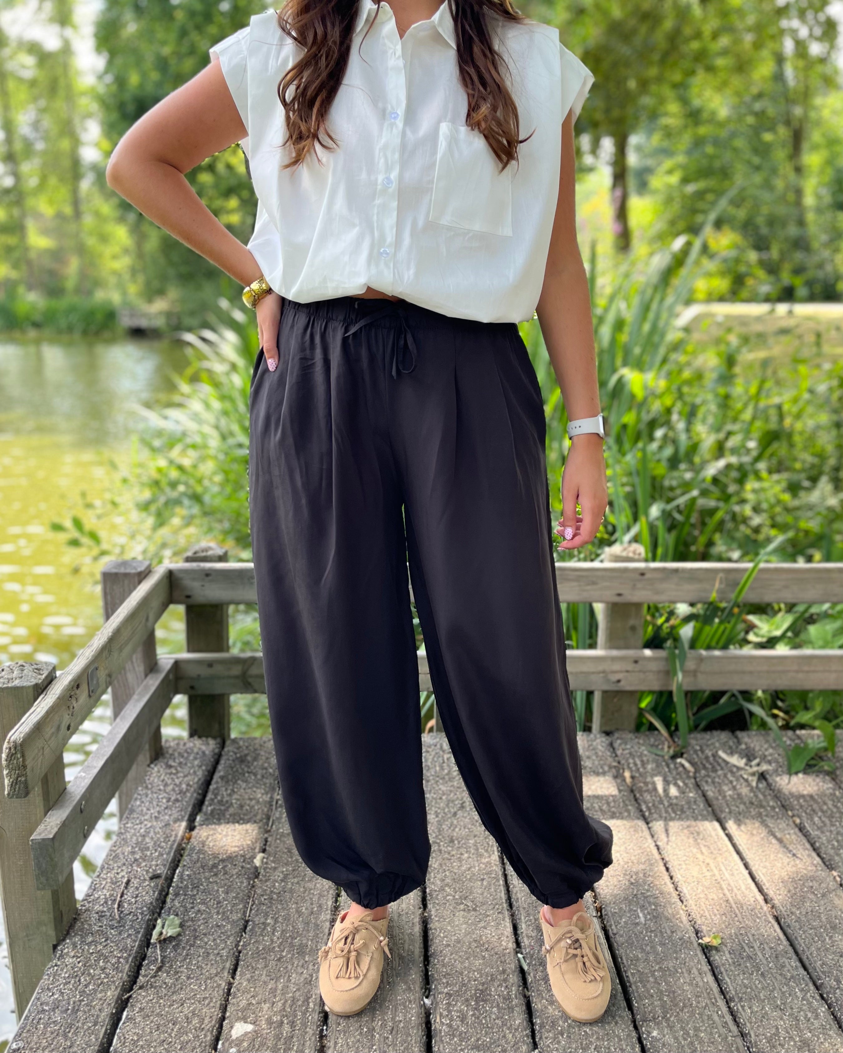 Sara ballonbroek - Zwart