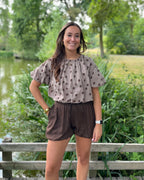 Lilou short - Donkerbruin