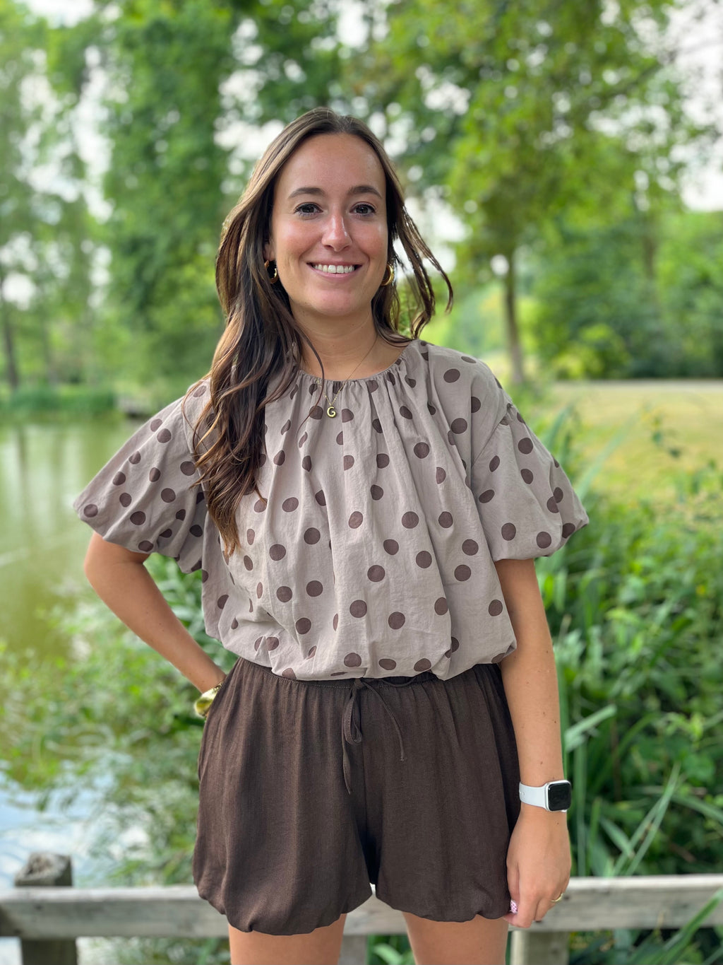 Lilou short - Donkerbruin