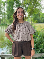 Lilou short - Donkerbruin